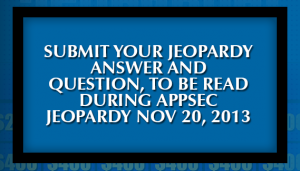 Jeopardy Question Submission